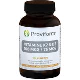 Vitamine K2 100mcg & D3 75mcg