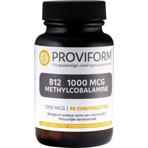 Proviform Vitamine B12 1000mcg methylcobalamine (90 zuigtabletten)