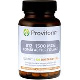 Roviform Vitamine B12 1500mcg combi actief folaat 120 Zuigtabletten