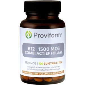 Roviform Vitamine B12 1500mcg combi actief folaat 120 Zuigtabletten