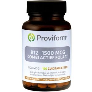 Roviform Vitamine B12 1500mcg combi actief folaat 120 Zuigtabletten