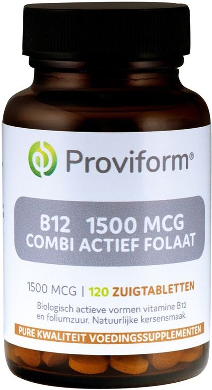 Roviform Vitamine B12 1500mcg combi actief folaat 120 Zuigtabletten