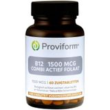 Proviform Vitamine B12 1500 mcg combi actief folaat (60 zuigtabletten)