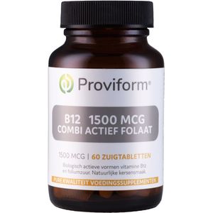 Proviform - Vitamine B12 1500mcg - 60 Zuigtabletten - Actief Folaat