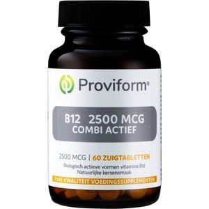 Vitamine B12 2500 mcg - 60 Zuigtabletten - Natuurlijke Kersensmaak