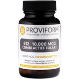 Proviform Vitamine B12 10.000 mcg combi actief folaat (60zt)