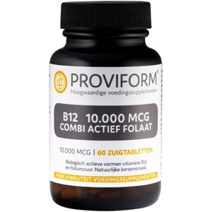 Proviform Vitamine B12 10.000 mcg combi actief folaat (60zt)