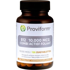 Roviform Vitamine B12 10.000mcg combi actief folaat 120 Zuigtabletten