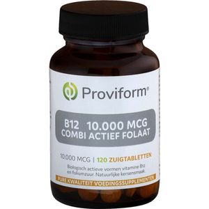 Roviform Vitamine B12 10.000mcg combi actief folaat 120 Zuigtabletten