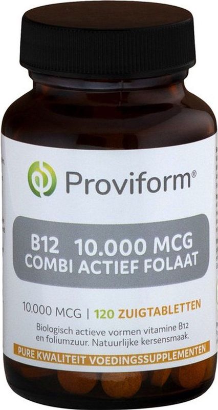 Roviform Vitamine B12 10.000mcg combi actief folaat 120 Zuigtabletten