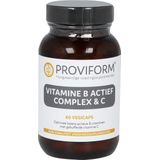 Roviform Vitamine B actief complex & C 60 Vegetarische capsules