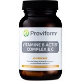 Roviform Vitamine B actief complex & C 60 Vegetarische capsules