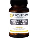 Roviform Vitamine B actief complex & C 60 Vegetarische capsules