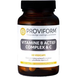 Roviform Vitamine B actief complex & C 60 Vegetarische capsules