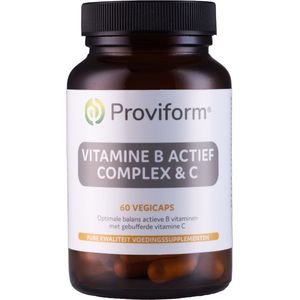 Roviform Vitamine B actief complex & C 60 Vegetarische capsules