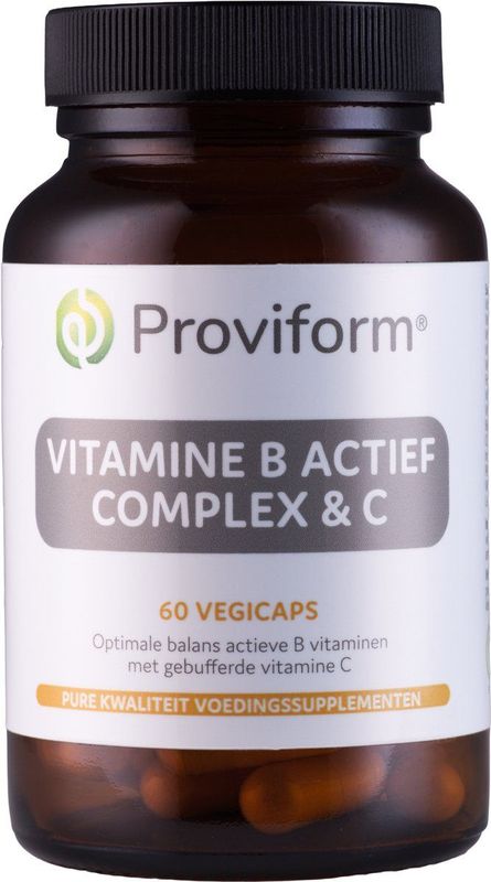 Roviform Vitamine B actief complex & C 60 Vegetarische capsules