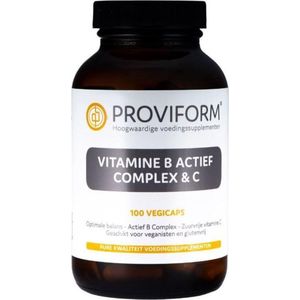 Roviform Vitamine B actief complex & C 100 Vegetarische capsules