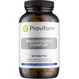 Proviform - Magnesium 4 Complex - Tabletten - 180 Stuks - Donkere Glazen Verpakking