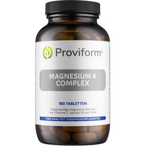 Proviform - Magnesium 4 Complex - Tabletten - 180 Stuks - Donkere Glazen Verpakking