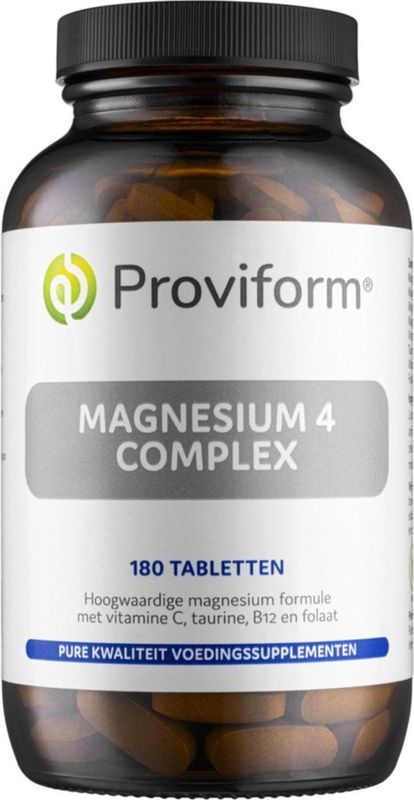 Proviform - Magnesium 4 Complex - Tabletten - 180 Stuks - Donkere Glazen Verpakking