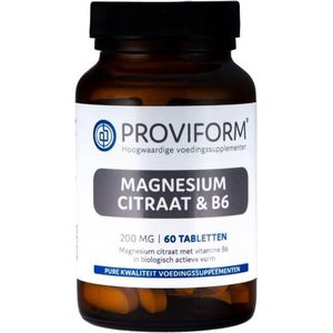 Magnesium citraat 200 mg & B6