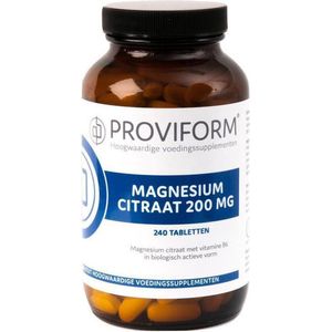 Proviform Magnesium citraat 200 mg & B6 240 tabletten