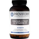 Proviform Voedingssupplementen Calcium citraat & D3