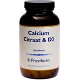 Proviform Voedingssupplementen Calcium citraat & D3