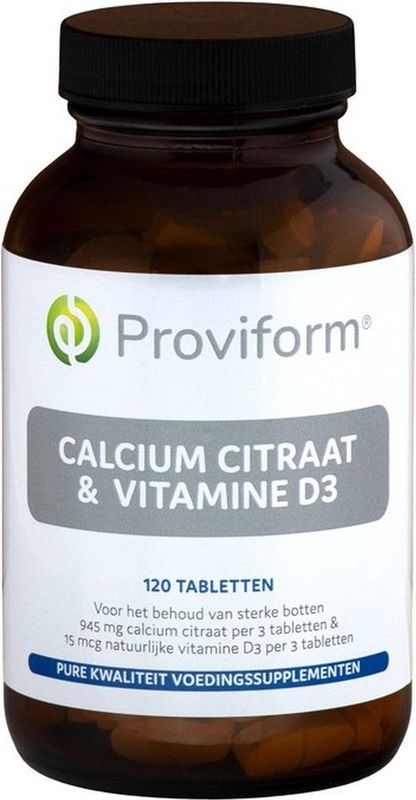 Proviform Voedingssupplementen Calcium citraat & D3