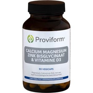 Proviform Calcium magnesium zink bisglycinaat & D3 90 vcaps