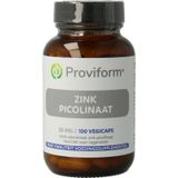 Proviform Zink Picolinaat 30 mg - 100 capsules - Voedingssupplement