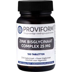 Proviform Zink Bisglycinaat Complex 25mg Tabletten 100ST