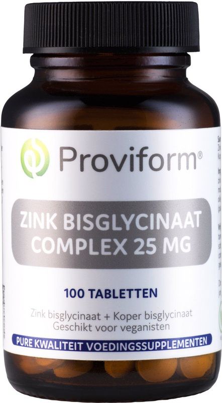 Proviform Zink Bisglycinaat Complex 25mg Tabletten 100ST