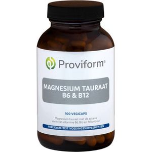 Proviform Magnesium tauraat B6 & B12 100 vcaps