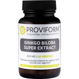 Roviform Ginkgo biloba super extract 200mg 60 Vegetarische capsules