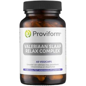 Proviform - Valeriaan Slaap Relax Complex - Capsules - 60 stuks - Natuurlijke Ingrediënten