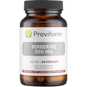 Proviform - Berberine 500mg - Voedingssupplement - 60 Capsules - Natuurlijke Ingrediënten