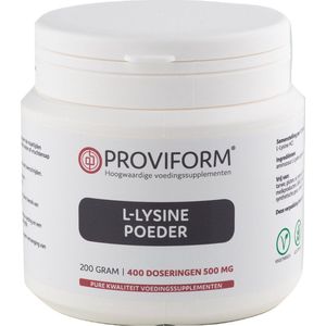 Proviform L-lysine poeder hcl 200 Gram