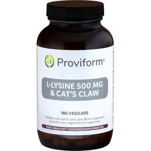Proviform - L-lysine 500 mg - Voedingssupplement - Veganistisch - Met Magnesium en Vitamine B6