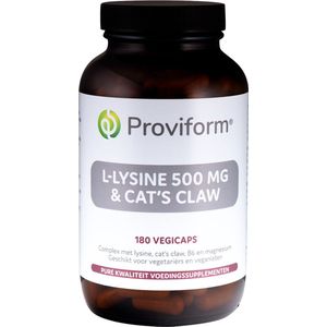 Proviform L-lysine 500 mg & cats claw 180 vcaps