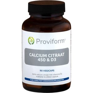 Roviform calcium citraat 450 & d3 90 Vegetarische capsules