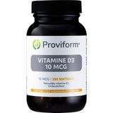 Proviform Vitamine D3 10mcg Softgel Capsules 250st