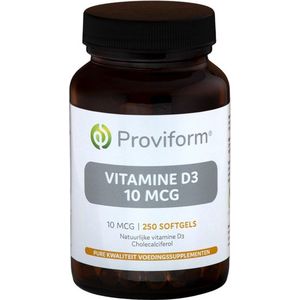 Proviform Vitamine D3 10mcg Softgel Capsules 250st