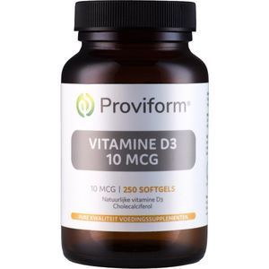 Proviform Vitamine D3 10mcg Softgel Capsules 250st