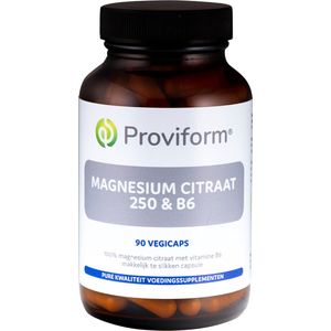 Roviform magnesium citraat 250 & b6 90 Vegetarische capsules