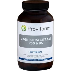 Proviform magnesium citraat 250 & b6 180 vcaps