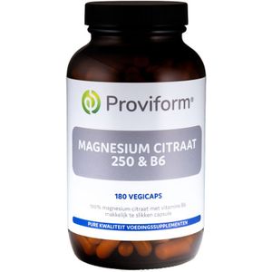 Proviform magnesium citraat 250 & b6 180 vcaps