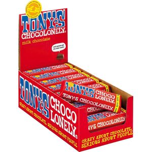 Tony's Chocolonely Chocolade Reep Melk - 35 x 50 gram