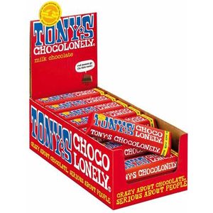 Tony's Chocolonely Chocolade Reep Melk - 35 x 50 gram