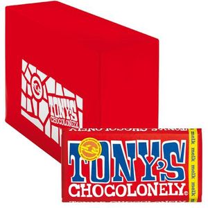 Tony's Chocolonely Chocolade Reep Melk - 15 x 180 gram